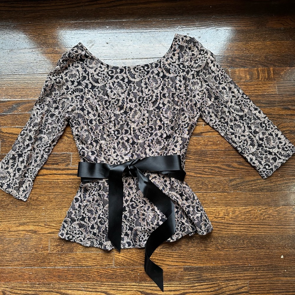 Eliza J Lace Top